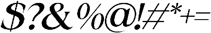 Rocavio Medium Italic otf (500) Font OTHER CHARS