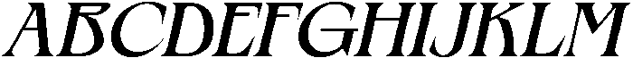 Rocavio Medium Italic otf (500) Font UPPERCASE