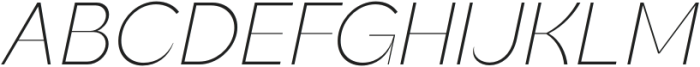 Rochas ExtraLight Italic otf (200) Font UPPERCASE