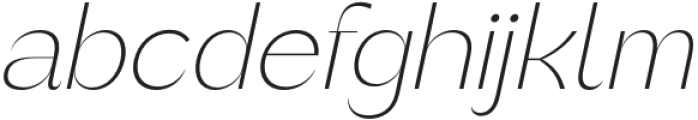 Rochas ExtraLight Italic otf (200) Font LOWERCASE