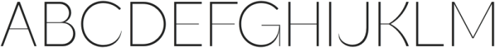 Rochas ExtraLight otf (200) Font UPPERCASE