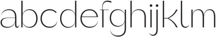 Rochas ExtraLight otf (200) Font LOWERCASE