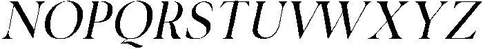 Rochello Italic otf (400) Font UPPERCASE