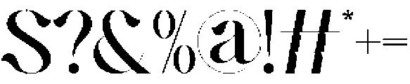 Rochema Regular otf (400) Font OTHER CHARS