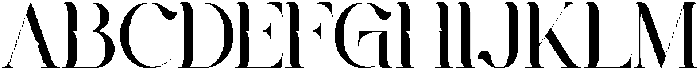Rochema Regular otf (400) Font UPPERCASE