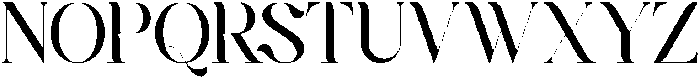 Rochema Regular otf (400) Font UPPERCASE