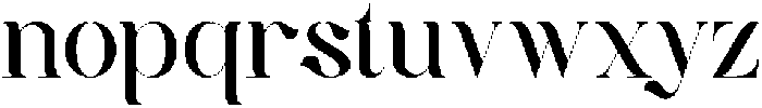 Rochema Regular otf (400) Font LOWERCASE