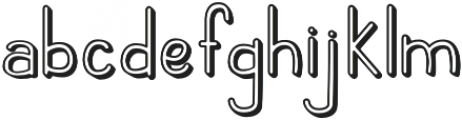 Rock Beach Regular otf (400) Font LOWERCASE