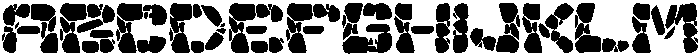 Rock Blox otf (400) Font UPPERCASE