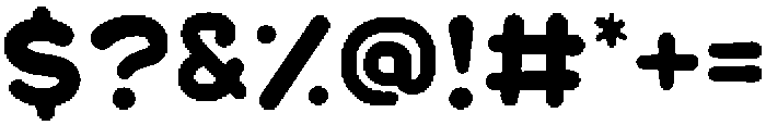 Rock Corn Regular otf (400) Font OTHER CHARS