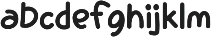 Rock Kids Regular otf (400) Font LOWERCASE