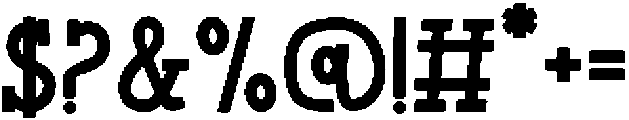 Rock Paper Scissors Shoot Scissors otf (400) Font OTHER CHARS