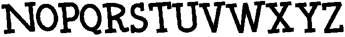 Rock Paper Scissors Shoot Scissors otf (400) Font UPPERCASE