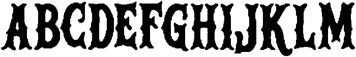 Rock South Regular otf (400) Font UPPERCASE