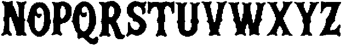 Rock South Regular otf (400) Font LOWERCASE