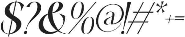 Rock selavie Italic otf (400) Font OTHER CHARS