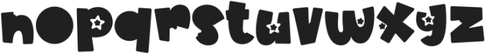 RockStar Blue otf (400) Font LOWERCASE