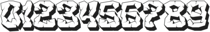 Rockcave 3D otf (400) Font OTHER CHARS