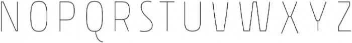 Rockeby Condensed Inside One otf (400) Font UPPERCASE