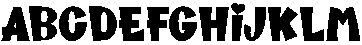 Rocked Space Regular otf (400) Font UPPERCASE