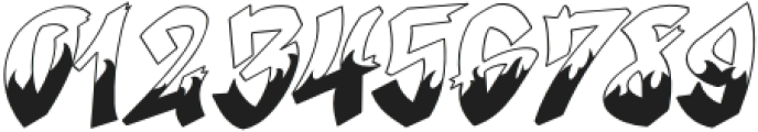 Rocker Rusher Italic Regular otf (400) Font OTHER CHARS