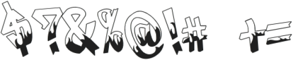 Rocker Rusher otf (400) Font OTHER CHARS