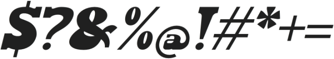 Rockesta Italic otf (400) Font OTHER CHARS