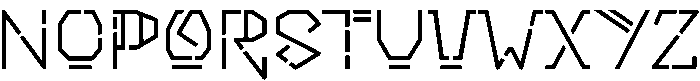 Rocket Regular otf (400) Font UPPERCASE