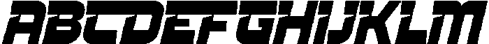 Rocket Track Italic otf (400) Font UPPERCASE