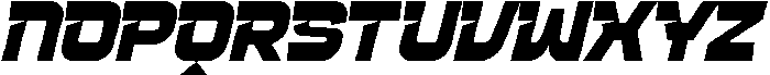 Rocket Track Italic otf (400) Font UPPERCASE