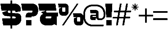 Rocket Track otf (400) Font OTHER CHARS