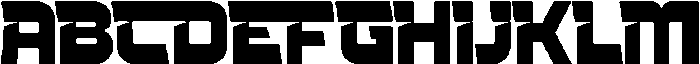 Rocket Track otf (400) Font UPPERCASE