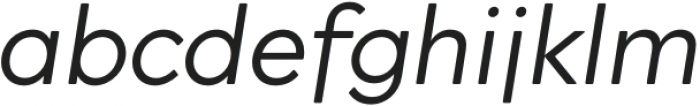 Rockford Sans Extralight Italic otf (200) Font LOWERCASE
