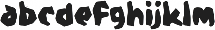 Rockgan otf (400) Font LOWERCASE
