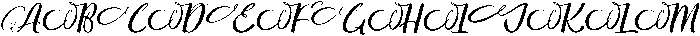 Rockies Walking Italic Italic otf (400) Font UPPERCASE