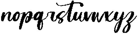 Rockies Walking Italic Italic otf (400) Font LOWERCASE