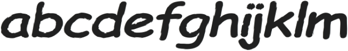 Rockland Italic otf (400) Font LOWERCASE
