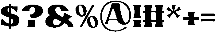 Rockold Regular otf (400) Font OTHER CHARS