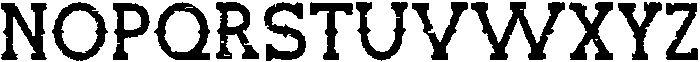 Rockrough Regular otf (400) Font LOWERCASE