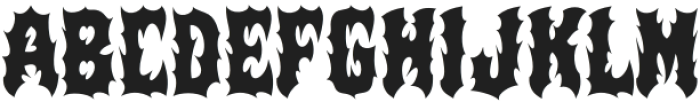 Rocksoul Regular otf (400) Font UPPERCASE