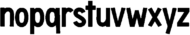 Rockstar-Regular otf (400) Font LOWERCASE