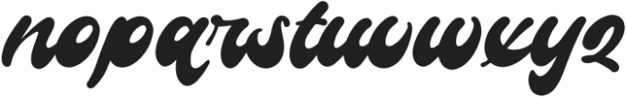 Rockstta Vintage otf (400) Font LOWERCASE