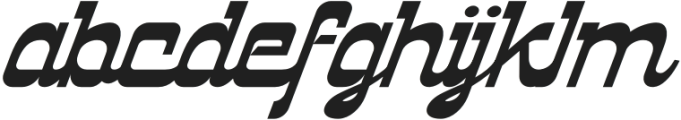 Rocktrap Italic otf (400) Font LOWERCASE