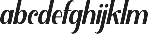 Rocky italic ttf (400) Font LOWERCASE