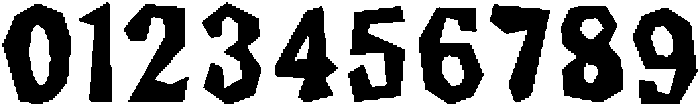 RockyCut Regular otf (400) Font OTHER CHARS