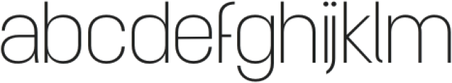 Roclette Pro ExtraLight otf (200) Font LOWERCASE