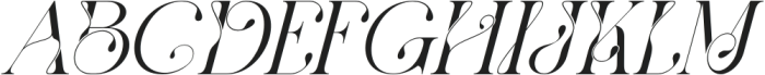Rococo Complete Regular Italic otf (400) Font UPPERCASE