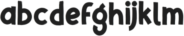 Rocqsy Regular otf (400) Font LOWERCASE