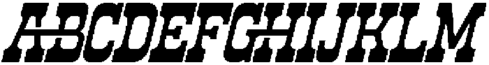 Rodeo Drinks Italic otf (400) Font UPPERCASE