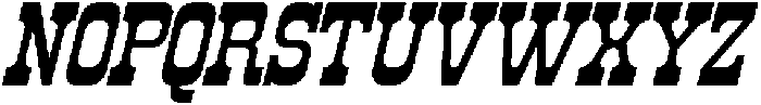 Rodeo Drinks Italic otf (400) Font LOWERCASE